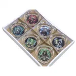 Özel Tasarım Gotik Kuru Kafa ve Ölüm Temalı Şeffaf Cam Küllük - Ev ve Ofis Dekorasyonu