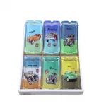 Vintage Otomobil Desenli Dekoratif Cam Küllük – Retro Tema Ev ve Ofis Kül Tablası