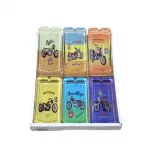 Vintage Motorsiklet ve Route 66 Temalı Dekoratif Şık Cam Küllük Ev Ofis Aksesuarı