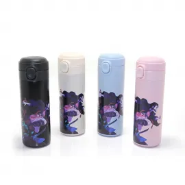 Demon Slayer Nezuko Anime Baskılı Paslanmaz Çelik Termos Bardak - Çeşitli Renk Seçenekleri