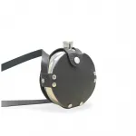 Şık Siyah Deri Kılıflı Paslanmaz Çelik Matara | Taşınabilir Cep İçki Matarası Hediye