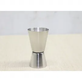 Profesyonel Paslanmaz Çelik Çift Taraflı Kokteyl Jigger Bar Ölçü Kabı 25/50 ml