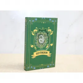 Harry Potter Slytherin Özel Tasarım Deri Defter | Büyüleyici Koleksiyonluk Ajanda