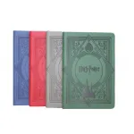 Harry Potter Resmi Lisanslı Hogwarts Temalı Kabartmalı Deri Defter - 21x15 Cm