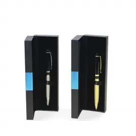 Zarif ve Modern Tasarım Kutulu Tekli Tükenmez Kalem, İş ve Özel Anlar İçin Mükemmel Hediye Seçeneği