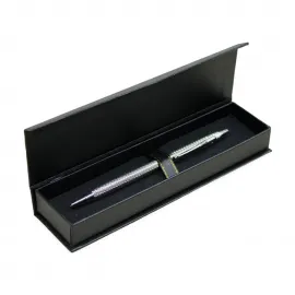 Şık Kutulu Metal Tasarım Tükenmez Kalem - Özel Hediyelik Tekli İş ve Ofis Kalemi