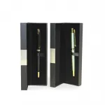 Zarif Metal Tükenmez Kalem | Şık Altın Detaylı Profesyonel ve Prestijli Hediye Kalem