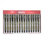 Qibao Klasik Serisi Lüks Altın Detaylı Desenli Tükenmez Kalem - Zarif Yazı Deneyimi