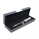 Lüks Siyah Metal Tükenmez Kalem Gold Detaylı Özel Kutusunda Şık ve Akıcı Yazım Deneyimi