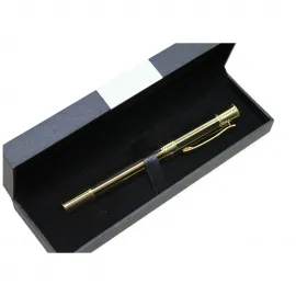Zarif Altın Renk Lüks Tükenmez Kalem – Kurumsal ve Kişisel Hediyeler için Şık Tasarım, 14 Cm