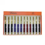 Dikawen Altın Detaylı Zarif Tükenmez Kalem | Profesyonel Yazım Deneyimi için Tekli Seçenek