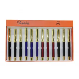 Dikawen Altın Detaylı Zarif Tükenmez Kalem | Profesyonel Yazım Deneyimi için Tekli Seçenek