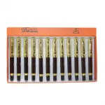 DikaWen Lüks Altın Kapaklı Mermer Desenli Tükenmez Kalem | Profesyonel ve Şık Yazım Deneyimi