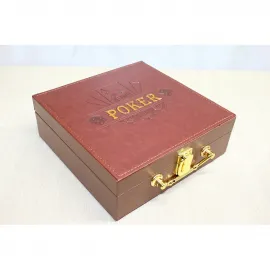 Lüks Deri Çantalı Eksiksiz Poker Seti – 100 Kaliteli Chip ve 2 İskambil Destesi ile Casino Deneyimi