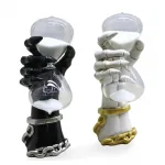 Zarif Polyester İskelet El Tasarımı Kum Saati | Gotik Temalı Ev ve Ofis Dekorasyonu Objeleri