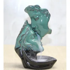 Ruh İkilisi Seramik Geri Akış Tütsülük Aşk ve Huzur Veren Dekoratif Obje