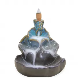 Eşsiz Seramik Geri Akış Tütsülük | Sakinlik Veren Şelale Efektiyle Evinizde Huzur Köşesi