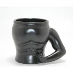 Kaslı Vücut Tasarımlı Porselen Kupa Bardak | Fitness ve Spor Severlere Özel Hediye Kupa