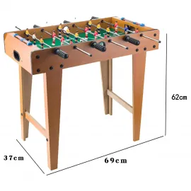 Ahşap Ayaklı Büyük Boy Langırt Masa Futbolu Oyunu – Eğlenceli Ev & Ofis Aktivitesi