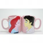Disney Küçük Deniz Kızı Ariel & Prens Eric Romantik 3D Çift Kupa Bardak Seti