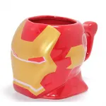 Marvel Iron Man 3D Kask Tasarımlı Seramik Kupa Bardak – Kahve & Çay Severlere Özel