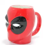 Marvel Deadpool 3D Kabartmalı Karakter Tasarımlı Seramik Kupa Bardak - Koleksiyonluk Hediye