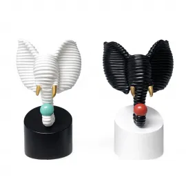 Modern Şık Polyester Fil Biblo: Özel Tasarım Dekoratif Fil Büstü Ev ve Ofis Hediyesi