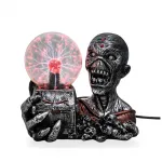 Gizemli Gotik Polyester Plazma Lamba: Korkutucu Figürlü Eşsiz Dekoratif Aydınlatma