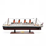 Özel Tasarım Ahşap Işıklı Titanik Gemi Maketi Biblo – Detaylı El Yapımı Koleksiyonluk Model