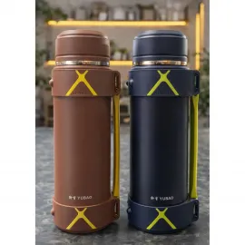 Dayanıklı 1600 ML Paslanmaz Çelik Çift Katmanlı Vakumlu Termos | Spor ve Outdoor İçin