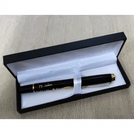 İstanbul Silüetli Altın Detaylı Tükenmez Kalem - Şık ve Prestijli Hediye Fikri