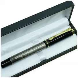 Osmanlı Arması Özel Gravürlü Lüks Tükenmez Kalem - Tarihi Motifli Prestijli Yazım Aracı