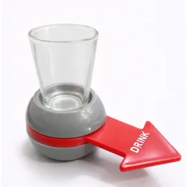 Eğlenceli Parti Shot Bardaklı Çevirmece Oyunu | Yetişkin Kadeh Oyunları Spinner
