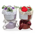 El Örgüsü Romantik Gül Buketi | Sevgiliye Özel Kalıcı Dekoratif Hediye