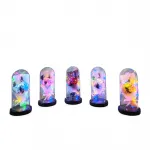 Romantik Işıklı Müzikli Fanus İçinde Sonsuz Gül Buketi - Sevdiklerinize Özel Dekoratif Hediye