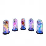 Büyüleyici Işıklı Müzikli Dekoratif Cam Fanus İçinde Solmayan Gül Hediyelik Obje