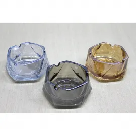 Lüks Modern Geometrik Cam Küllük | Ev ve Ofis İçin Zarif Dekoratif Obje Seçenekleri