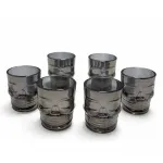 Partilerin Vazgeçilmezi: 6'lı Füme Kurukafa Cam Shot Bardağı Serisi - Şık ve Çarpıcı Sunumlar