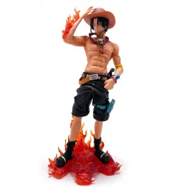 One Piece Luffy Alev Güçlü Durüş Figürü 24 cm – Koleksiyonluk Anime Dekoratif Obje