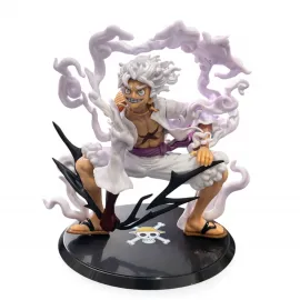 One Piece Monkey D. Luffy Gear 5 Nika Formu Anime Biblo Figürü 20 CM Özel Koleksiyon