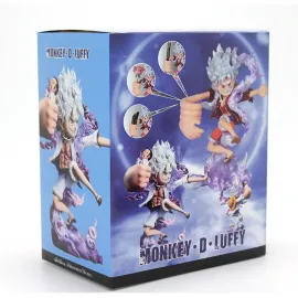 One Piece Monkey D. Luffy Gear 5 Anime Figürü 15 cm Özel Koleksiyon Biblosu