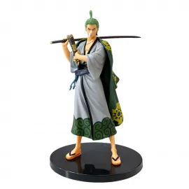 One Piece Roronoa Zoro Wano Arc Anime Figürü - 17 Cm Koleksiyonluk Dekoratif Obje