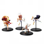 One Piece Monkey D. Luffy Güç Formları Koleksiyonluk Biblo Seti - 4 Adet Özel Figür