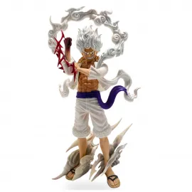 One Piece Luffy Gear 5 Nika Güçlü Duruş Anime Figürü 25 cm Premium Koleksiyon Objesi
