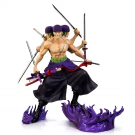 One Piece Roronoa Zoro Ashura Dinamik Duruş Anime Koleksiyon Figürü 30 cm