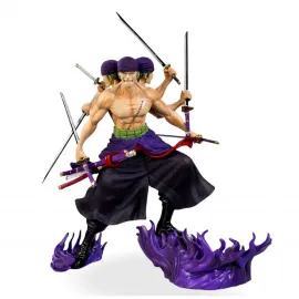 One Piece Roronoa Zoro Ashura Dinamik Duruş Anime Koleksiyon Figürü 30 cm