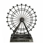 Dekoratif London Eye Metal Dönme Dolap Objesi | İngiltere Temalı Ev ve Ofis Dekorasyonu