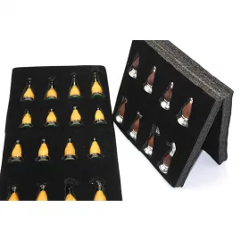 Premium Lüks El Yapımı Ahşap Satranç Taşları Seti – Ceviz ve Akçaağaç Oyma