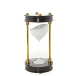 Zarif Pirinç Kum Saati | Masaüstü Dekoratif Zamanlayıcı | Ev ve Ofis Hediyelik Eşya