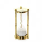 Pirinç Dekoratif Kumsaati | Elegans ve Zamanın Büyüsü Ev ve Ofisinizde | Antik Tarz Masaüstü Zamanlayıcı